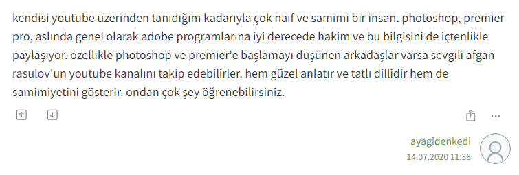 Ekşi Sözlük yazarının Afgan Rasulov hakkında girdisi (12)